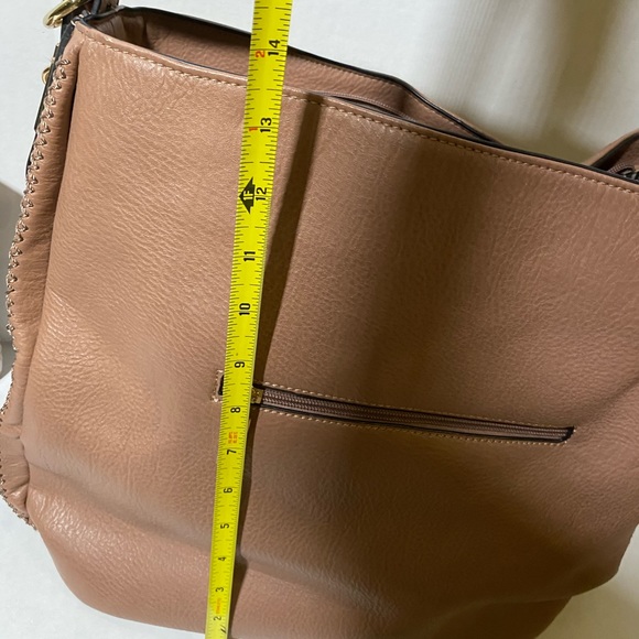 Light Brown faux Leather Bag - Picture 7 of 8